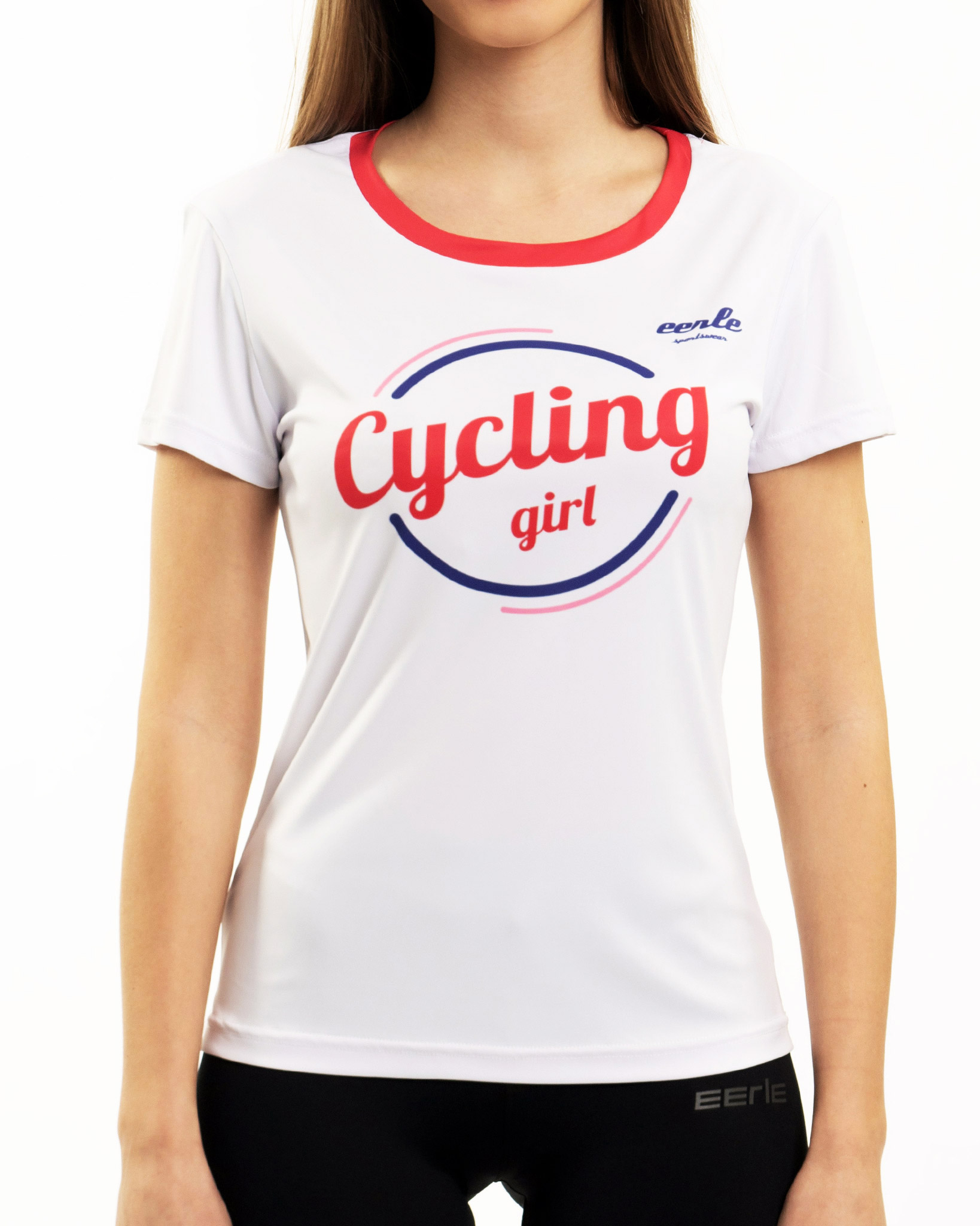 T-Shirt termoaktywny DAMSKI – UltraDry – cyclingGirl – white