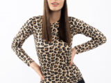 Koszulka z długim rękawem AERO_UltraLight UV – leopard