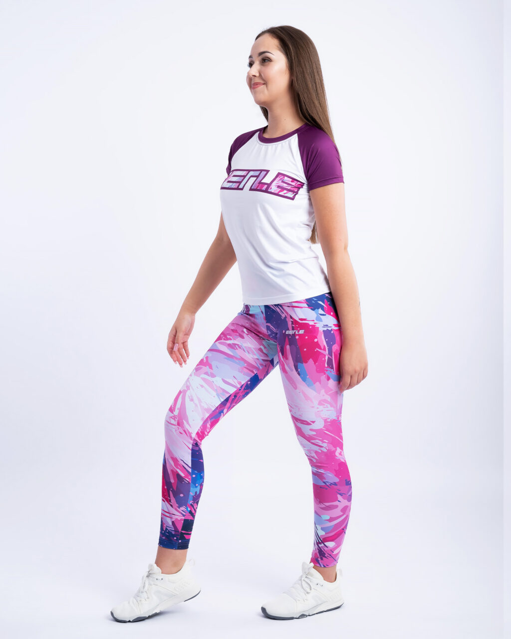 Legginsy damskie - universe - obrazek 3